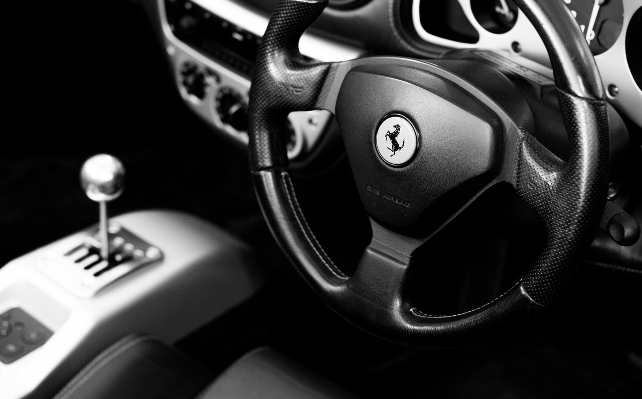 Ferrari steering wheel